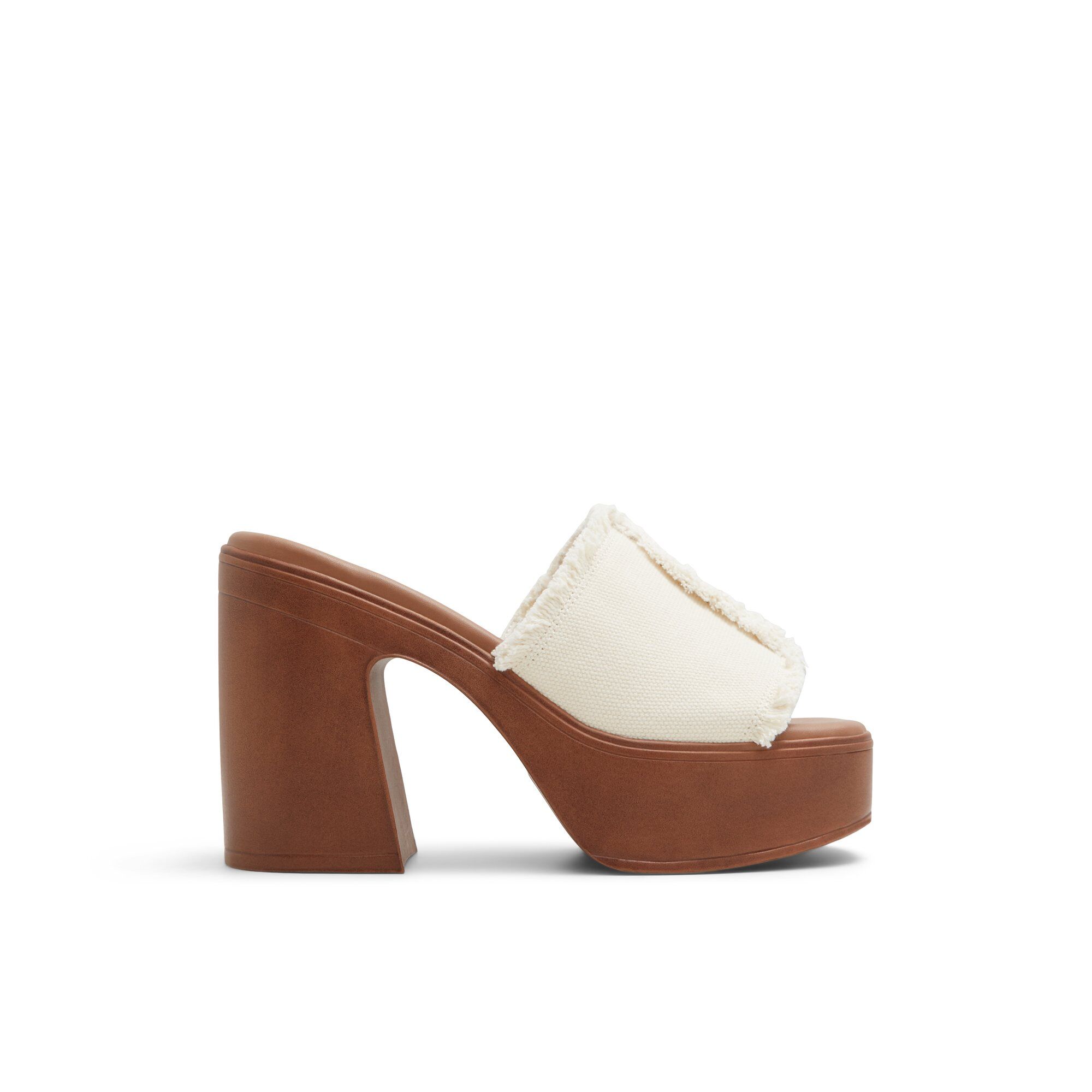 ALDO Maysee - Women's Heeled Mules Sandals - White, Size 11
