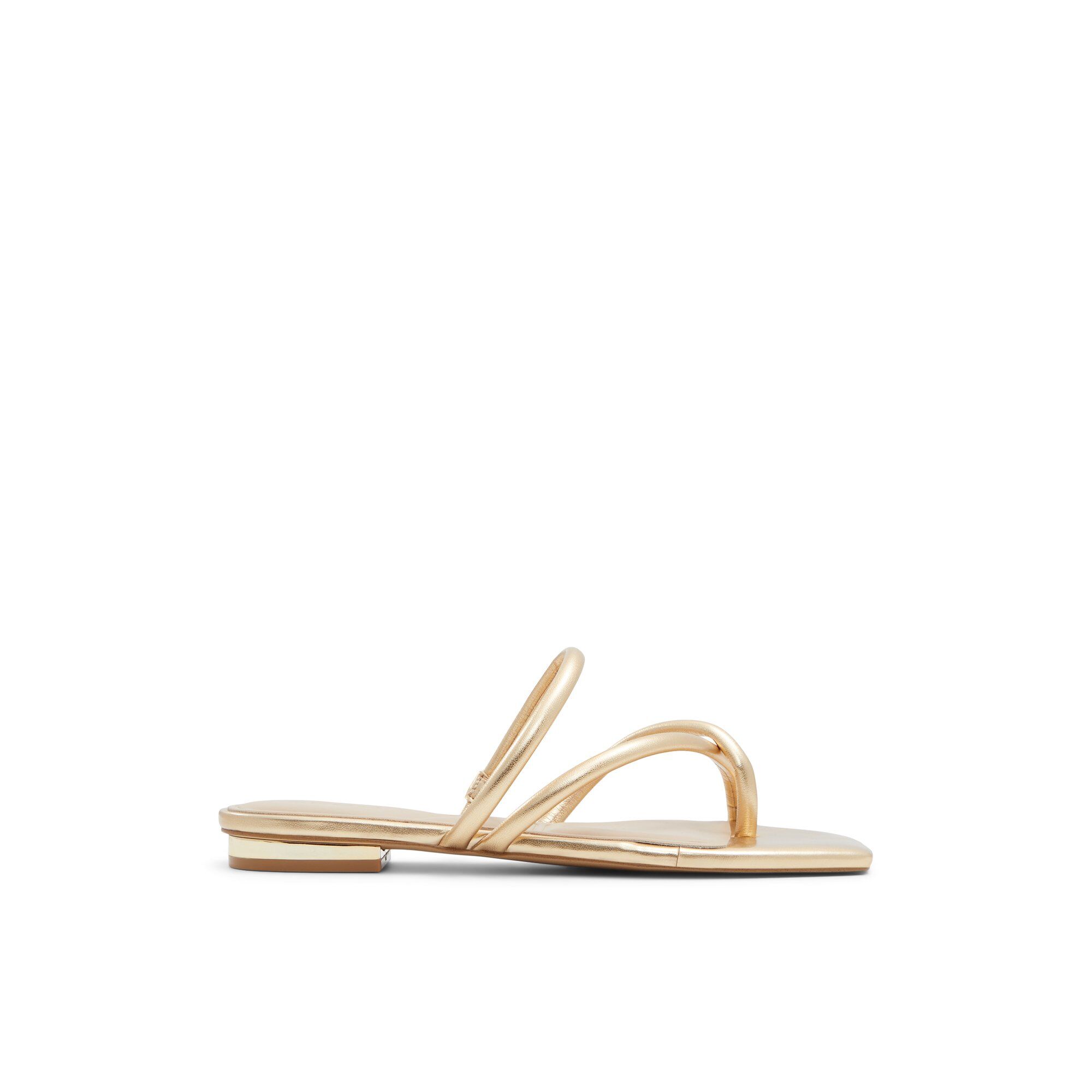 ALDO Mounis - Women's Flat Sandals - Gold, Size 7.5