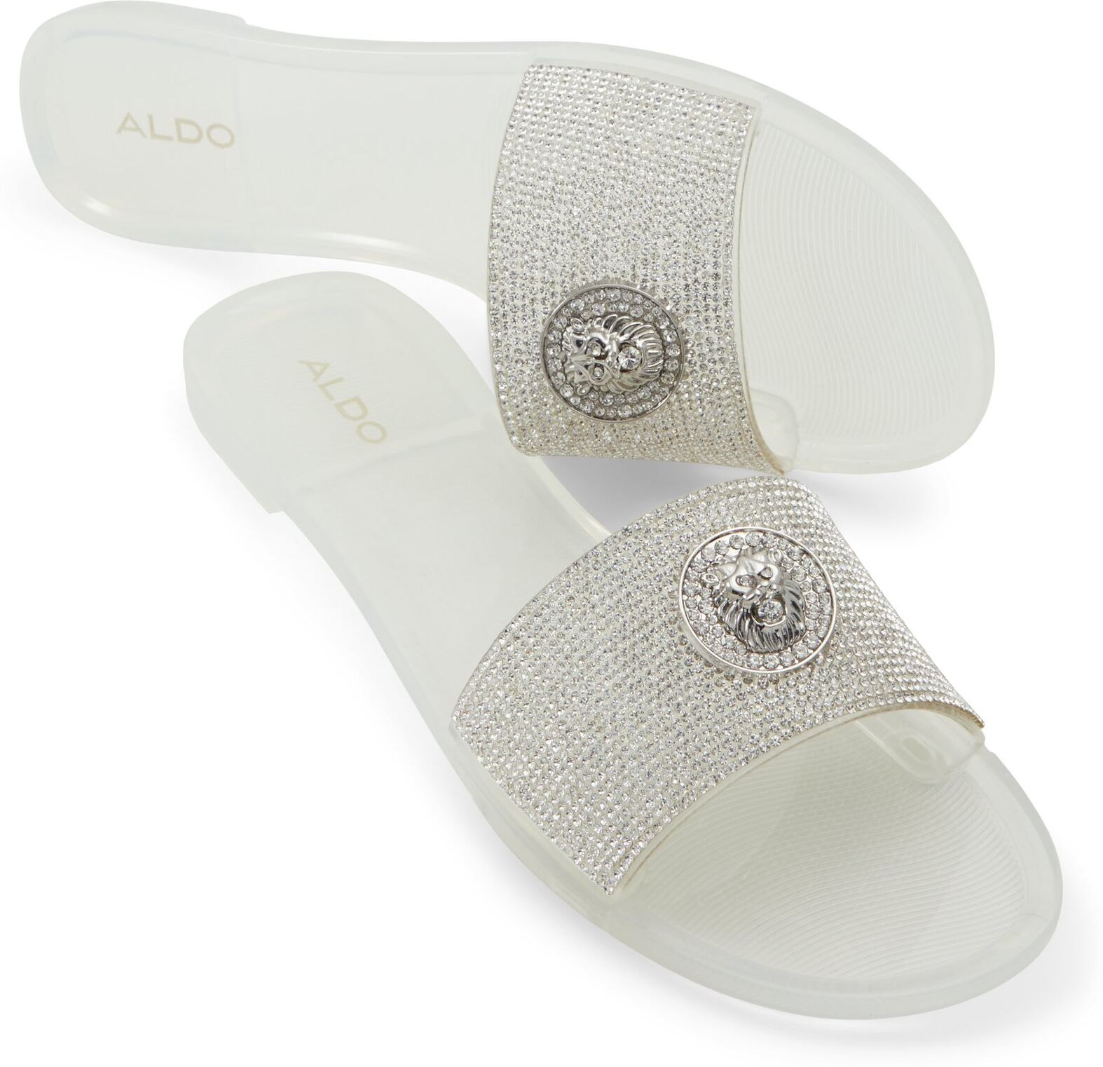 ALDO Ninan - Women's Flat Sandals - White, Size 7