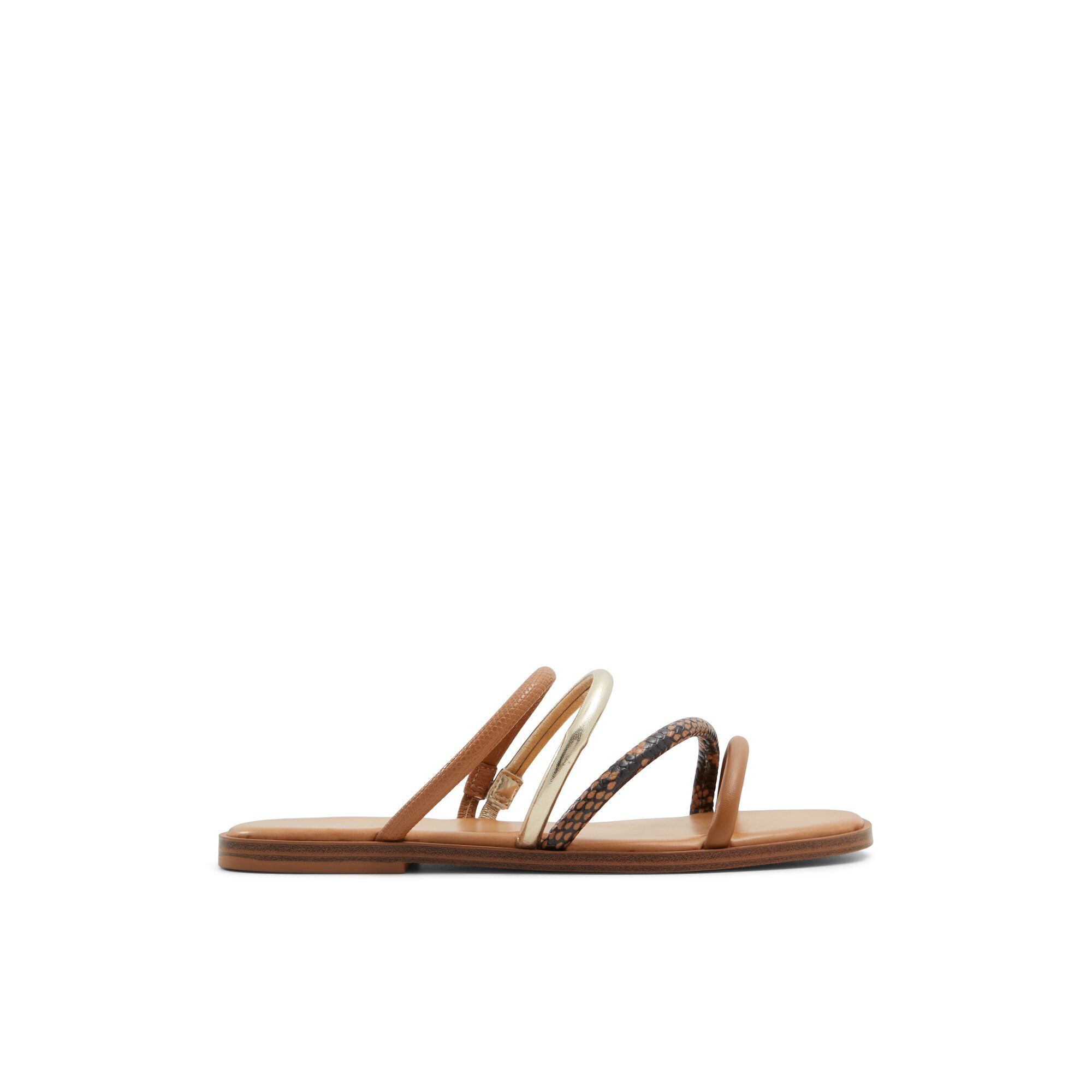 ALDO Stila - Women's Flat Sandals - Brown, Size 11