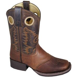 Smoky Mountain Youth Luke Square Toe Boots - Brown - Size: 6