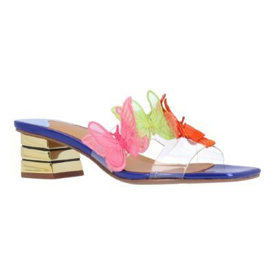 J.Renee Women's Cybel Slip-On Sandal in Bright Multicolor, Vinyl, Size 11 M, 1.75 Inch Heel J.Renee Women's Cybel Slip-On Sandal in Bright Multicolor, Vinyl, Size 11 M, 1.75 Inch Heel