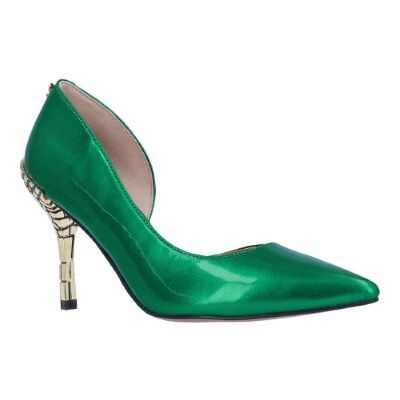 J.Renee Women's Jeanine Patent D'Orsay Pump in Emerald, Size 10.5 W, 3 Inch Heel J.Renee Women's Jeanine Patent D'Orsay Pump in Emerald, Size 10.5 W, 3 Inch Heel