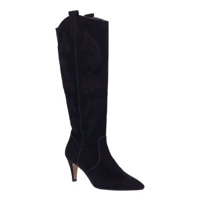 J.Renee Women's Siera Cowboy Boot in Black, Fabric, Size 10 M, 2.75 Inch Heel J.Renee Women's Siera Cowboy Boot in Black, Fabric, Size 10 M, 2.75 Inch Heel