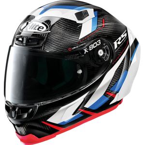 X-Lite X-803 RS Ultra Carbon Motomaster Helmet, black-white-blue, Size L, black-white-blue, Size L