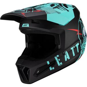 Leatt 2.5 Motocross Helmet, black-blue, Size L, black-blue, Size L