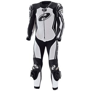 FC-Moto USA Held Full Speed One Piece Women's Motorcycle Leather Suit, black-white, Size 40, black-white, Size 40 for Women