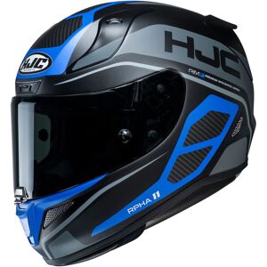 FC-Moto USA HJC RPHA 11 Saravo Helmet, black-blue, Size 2XS, black-blue, Size 2XS