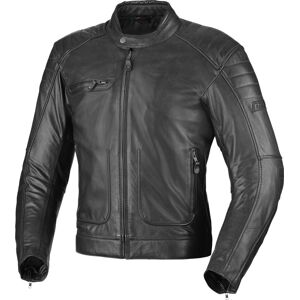 FC-Moto USA Bse Chester Motorcycle Leather Jacket, black, Size 48, black, Size 48