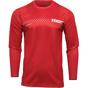 FC-Moto USA Thor Sector Minimal Youth Motocross Jersey, red, Size 2XS, red, Size 2XS