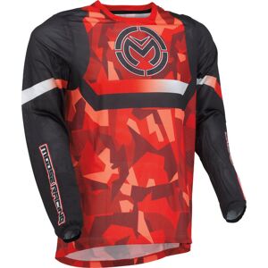 FC-Moto USA Moose Racing Sahara 2022 Motocross Jersey, black-red, Size 2XL, black-red, Size 2XL