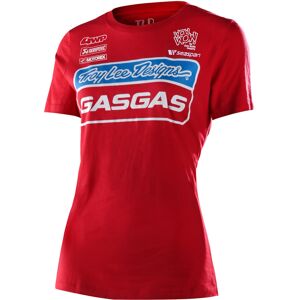 FC-Moto USA Troy Lee Designs GasGas Team Ladies T-Shirt, red, Size L for Women, red, Size L for Women