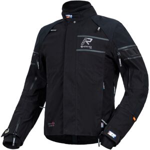 FC-Moto USA Rukka Raptor-R Motorcycle Textile Jacket, black-silver, Size 66, black-silver, Size 66