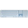 Apple Magic Keyboard with Touch ID and Numeric Keypad - Blue MK2C3LL/A - Excellent Condition