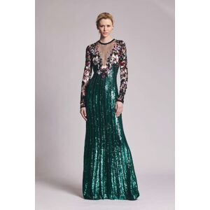 Elie Saab Bead Embroidery Gown - Size: ["FR 36"]