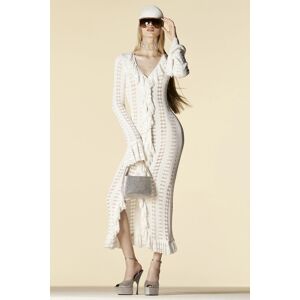 Blumarine Long Sleeve Sweater Dress - Size: ["S"]