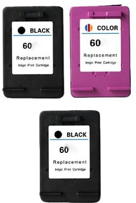 Clickinks Compatible Multipack HP DeskJet D5563 Printer Ink Cartridges (3 Pack) -CC640WN