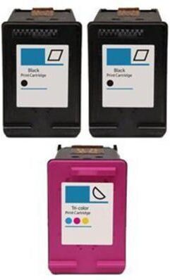 Clickinks Compatible Multipack HP DeskJet D1660 Printer Ink Cartridges (3 Pack) -CC641WN