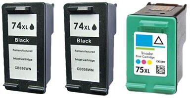 Clickinks Compatible Multipack HP PhotoSmart D5345 Printer Ink Cartridges (3 Pack) -CB336WN