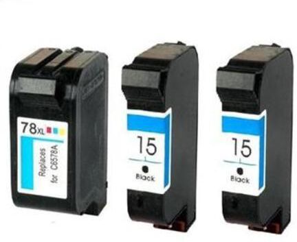 Clickinks Compatible Multipack HP DeskJet 3820w Printer Ink Cartridges (3 Pack) -C6615DN