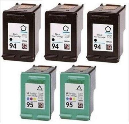 Clickinks Compatible Multipack HP DeskJet 9800 Printer Ink Cartridges (5 Pack) -C8765WN