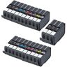 Clickinks Compatible Multipack Canon PFI-300MBK/PBK/C/M/Y/PC/PM/GY/R/CO 2 Full Sets + 3 EXTRA Black Inkjet Cartridges (23 Pack)