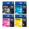 Original Multipack Epson Stylus NX530 All in One Printer Ink Cartridges (4 Pack) -T125120