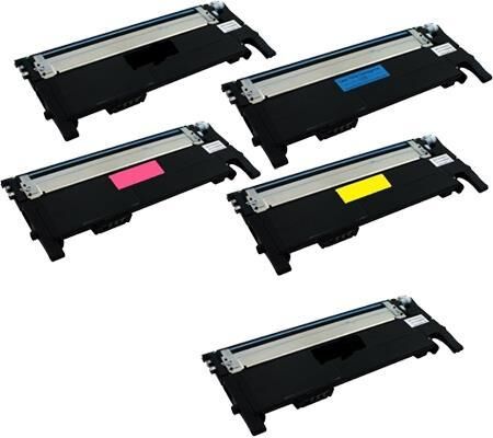 Clickinks Compatible Multipack Samsung Xpress SL-C460FW Printer Toner Cartridges (5 Pack) -CLT-K406S