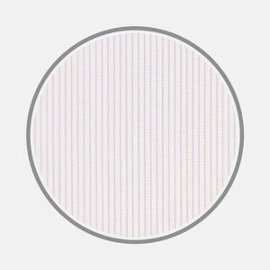 Turnbull & Asser Light Blue Hairline Stripe Cotton Fabric  Size:(15.5)