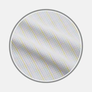Turnbull & Asser Yellow Multi Check Cotton Fabric  Size:(18.0)