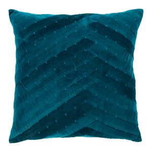 Surya Aviana Velvet Pillow in Blue, Size Large: 22" W x 22" H