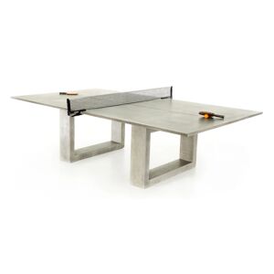 James De Wulf Concrete Ping Pong & Dining Table in Brown