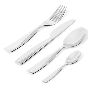 Alessi Dressed 24 Piece Cutlery Set in Silver