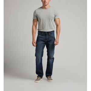 Silver Jeans Eddie Rinse Wash - Dark Indigo - Size: 48 x 32 - Gender: Men