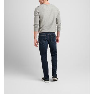 Silver Jeans Machray Classic Fit Straight Leg Jeans Big & Tall - Dark Indigo - Size: 50 x 36 - Gender: Men
