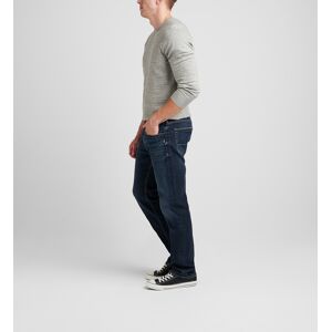 Silver Jeans Machray Classic Fit Straight Leg Jeans Big & Tall - Dark Indigo - Size: 42 x 34 - Gender: Men