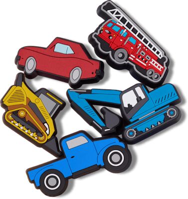 Jibbitz Lights Up Cars And Trucks 5 Pack - Unisex