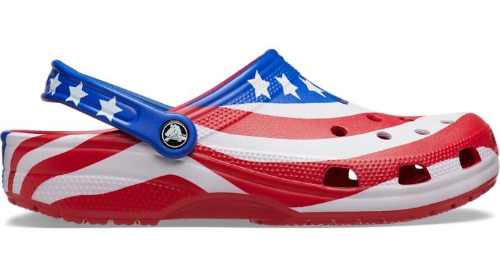 Crocs Classic American Flag Clog - Size: W11/M9 - Unisex