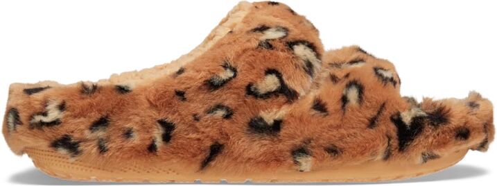 Crocs Classic Cozzzy Animal Print Sandal - Size: W7/M5 - Unisex