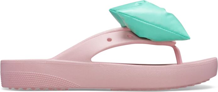 Crocs Classic Platform Bow Flip - Size: W5 - Female