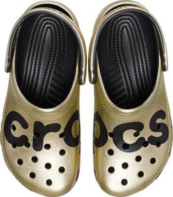 Crocs Classic Metallic Logo Clog - Size: W11/M9 - Unisex