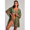 Hunkemöller Beach Kaftan Green  - female - Size: L