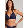 Hunkemöller Kai Padded Underwired Bikini top Cup E + Blue  - female - Size: G32