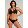 Hunkemöller Scallop Rio Bikini Bottoms Black  - female - Size: XS