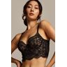 Hunkemöller Jamie Non-Padded Underwired Longline Bra Black  - female - Size: C32