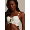 Hunkemöller Jamie Padded Underwired Strapless Bra White  - female - Size: D38