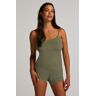 Hunkemöller Pajama Set Green  - female - Size: M