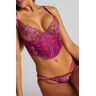 Hunkemöller Constance Thong Purple  - female - Size: XL