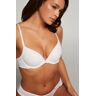 Hunkemöller Plunge Padded Underwired Bra White  - female - Size: DD34