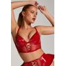 Hunkemöller Wilde Padded Underwired Longline Bra Red  - female - Size: C36